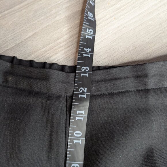 Liz Baker Black Straight Leg Dress Pants Zipper & Button Closure Women's Size 18 - Picture 10 of 15